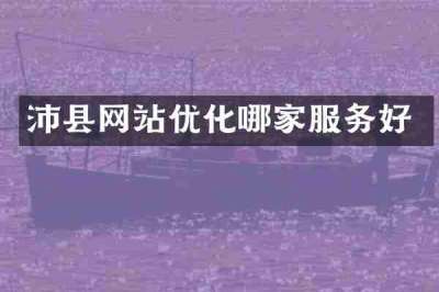 沛县网站优化哪家服务好