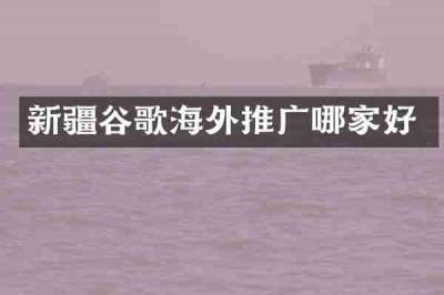 新疆谷歌海外推广哪家好