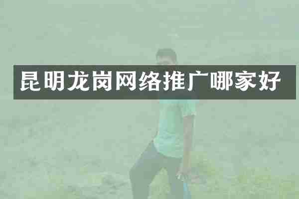 昆明龙岗网络推广哪家好