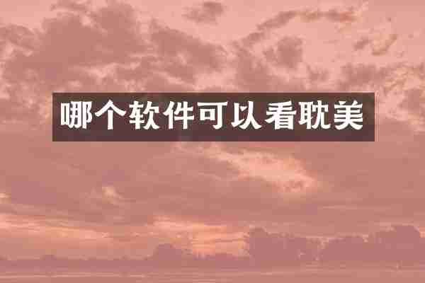 哪个软件可以看