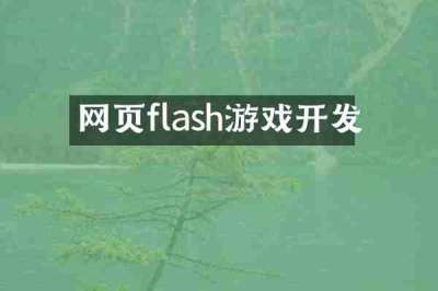 网页flash游戏开发