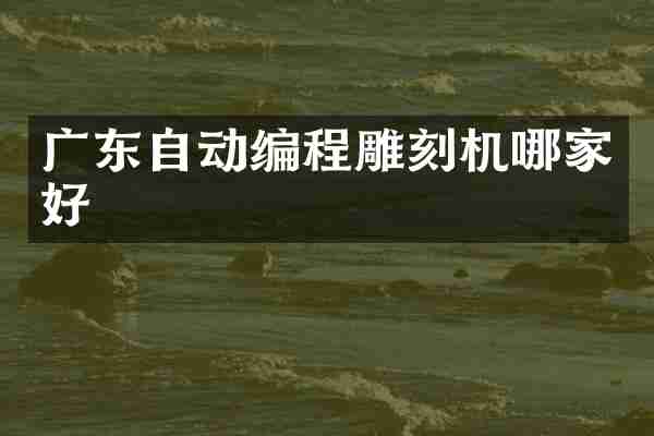 广东自动编程雕刻机哪家好