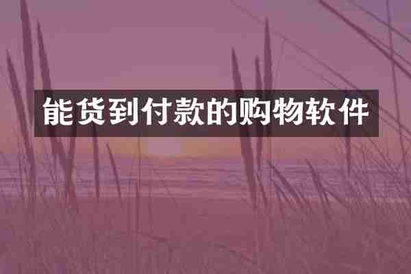 能的购物软件