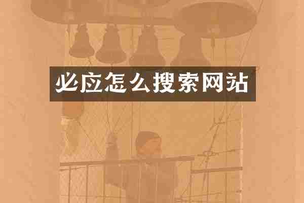 必应怎么搜索网站