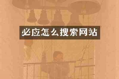 必应怎么搜索网站