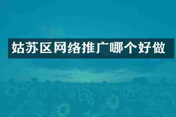 姑苏区网络推广哪个好做