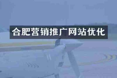 合肥营销推广网站优化
