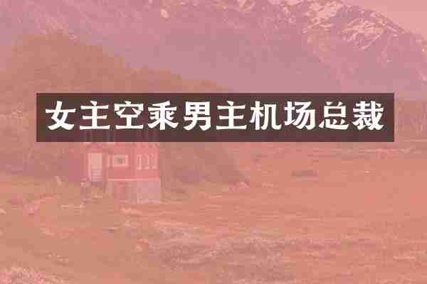 女主空乘男主机场总裁