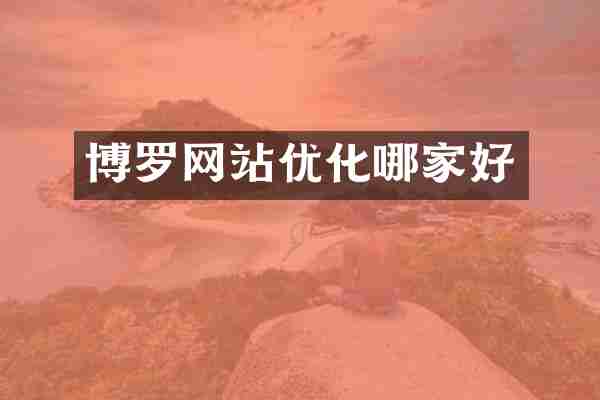 博罗网站优化哪家好
