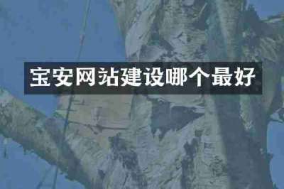宝安网站建设哪个最好