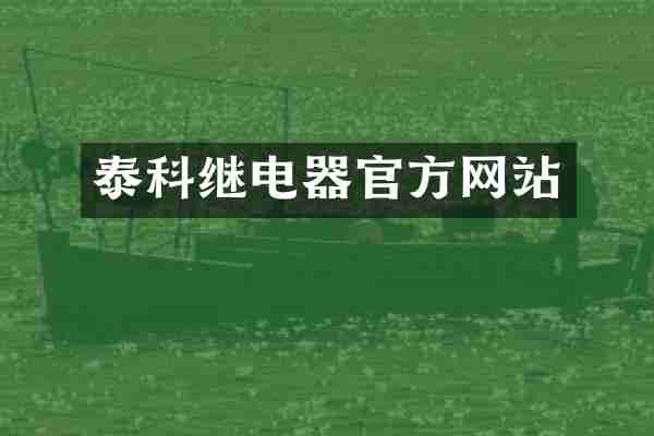 泰科继电器官方网站