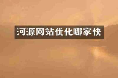 河源网站优化哪家快