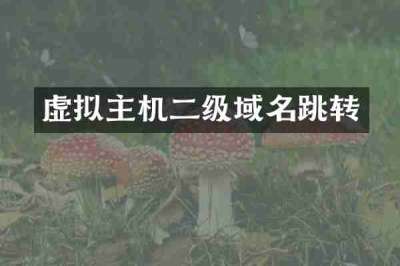 虚拟主机二级域名跳转