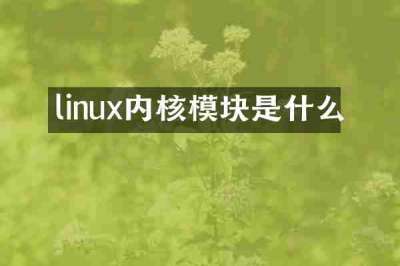 linux内核模块是什么