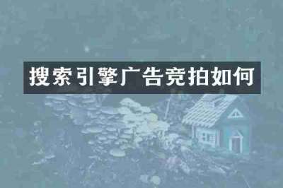 搜索引擎广告竞拍如何