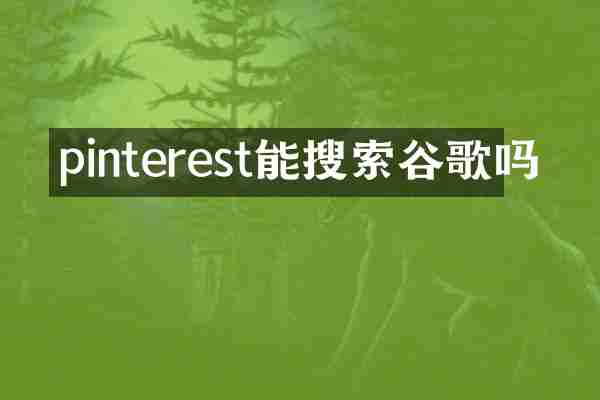 pinterest能搜索谷歌吗