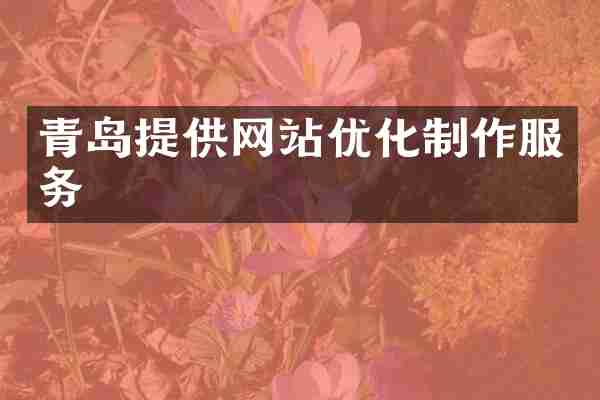青岛提供网站优化制作服务