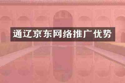 通辽京东网络推广优势