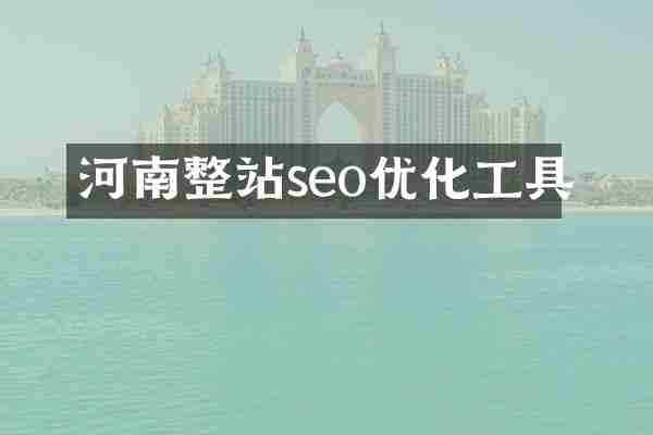 河南整站seo优化工具
