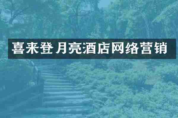 喜来登月亮酒店网络营销