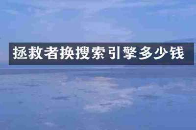 拯救者换搜索引擎多少钱