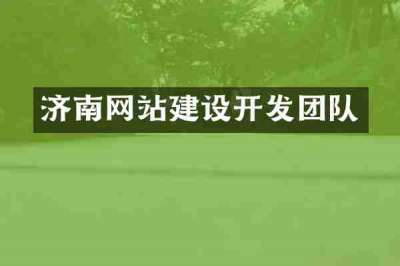 济南网站建设开发团队