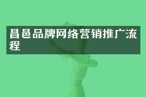 昌邑品牌网络营销推广流程