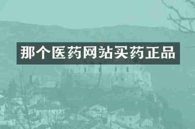 那个医药网站买药正品