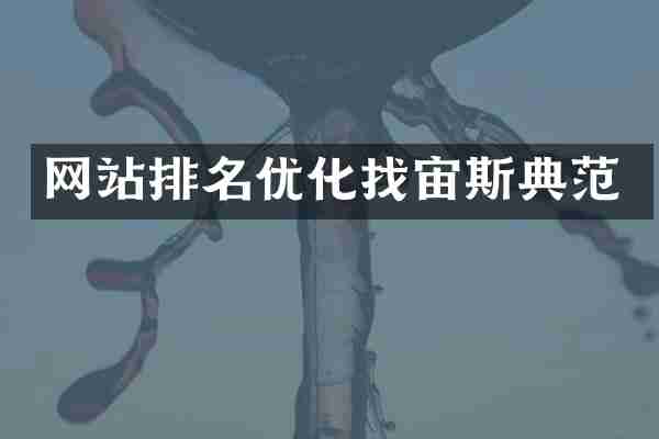 网站排名优化找宙斯典范