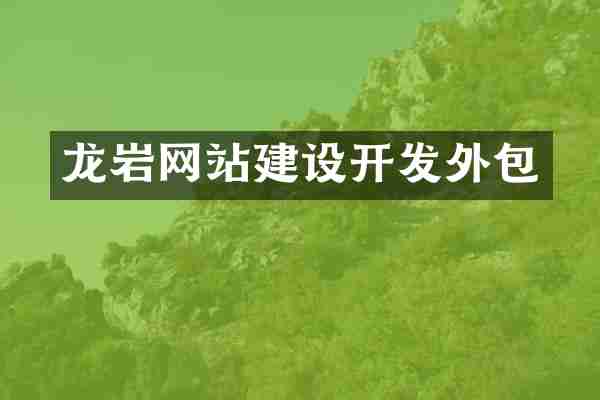 龙岩网站建设开发外包