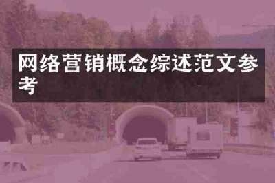 网络营销概念综述范文参考
