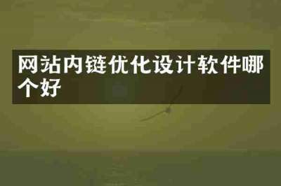 网站内链优化设计软件哪个好