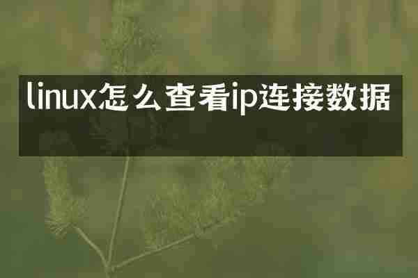 linux怎么查看ip连接数据库