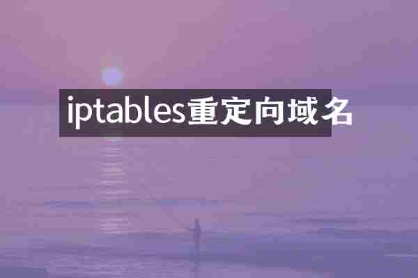 iptables重定向域名