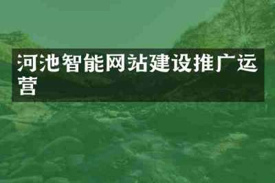 河池智能网站建设推广运营