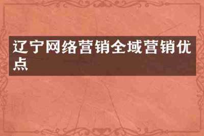 辽宁网络营销全域营销优点