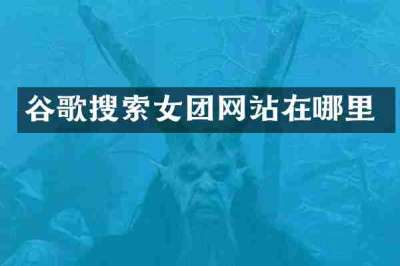 谷歌搜索女团网站在哪里