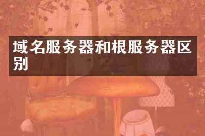 域名服务器和根服务器区别