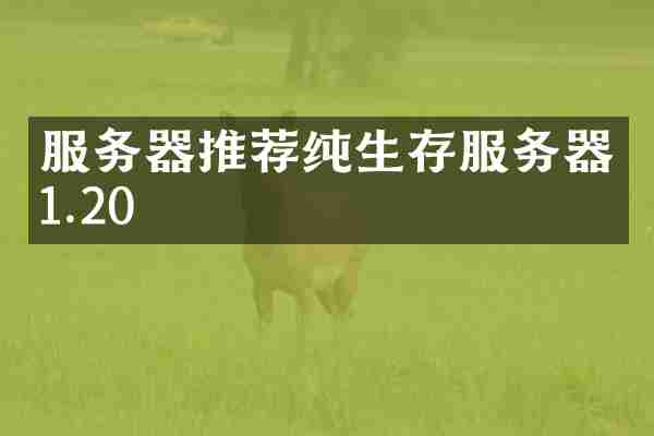 服务器推荐纯生存服务器1.20