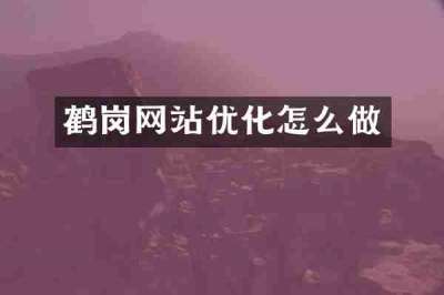 鹤岗网站优化怎么做