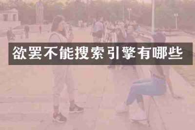 欲罢不能搜索引擎有哪些