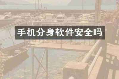 手机分身软件安全吗