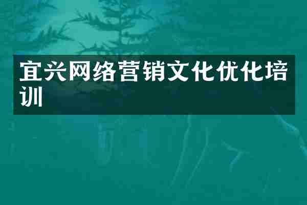 宜兴网络营销文化优化培训