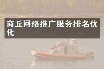 商丘网络推广服务排名优化