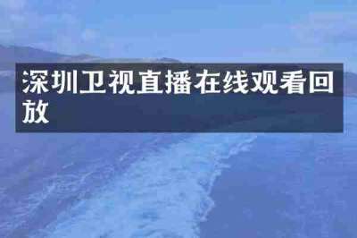深圳卫视直播在线观看回放