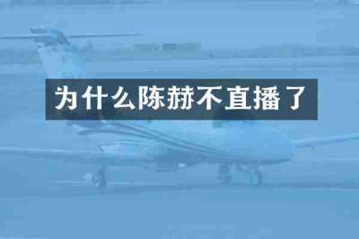 为什么陈赫不直播了