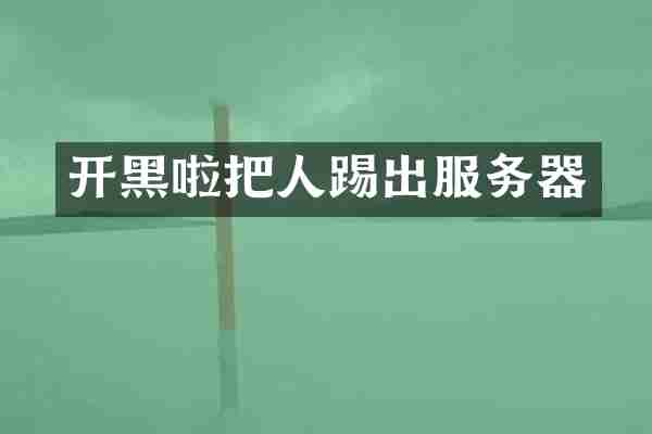 开黑啦把人踢出服务器