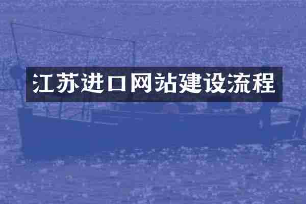 江苏进口网站建设流程