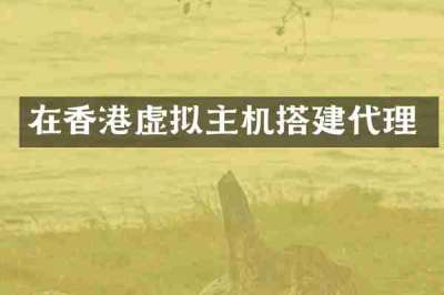 在香港虚拟主机搭建代理