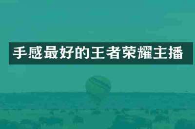 手感最好的王者荣耀主播